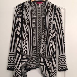 Black and white Aztec cardigan